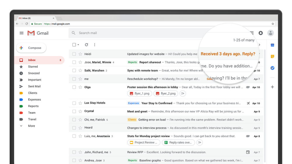 Gmail estrena nuevas funciones