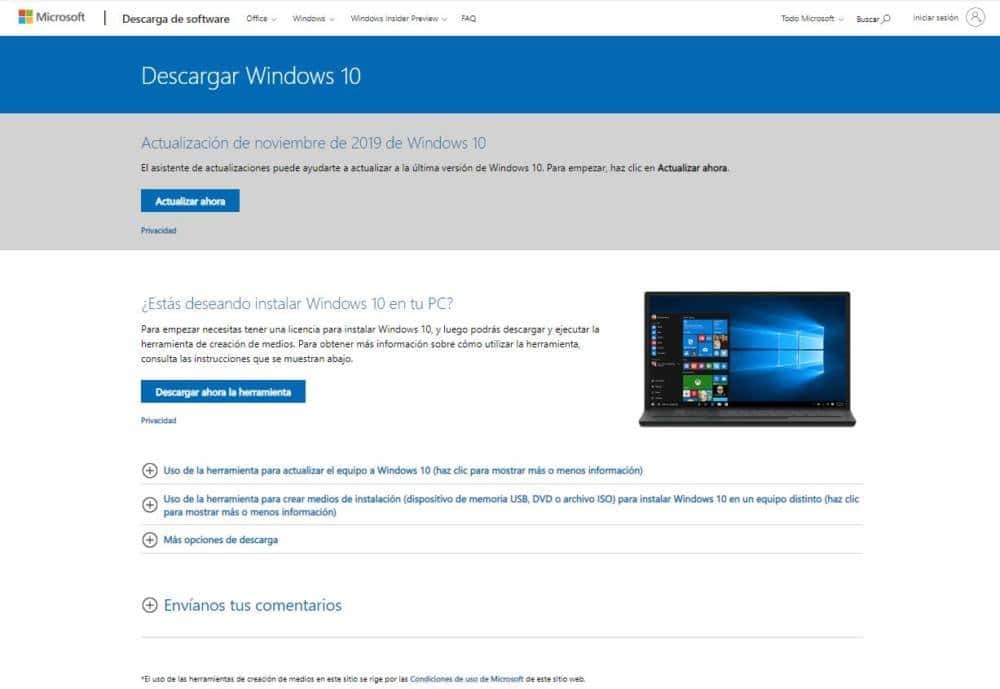 actualizar windows 7 a windows 10